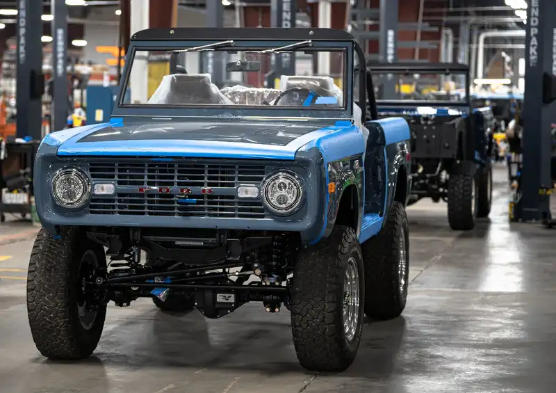 Classic Ford Bronco Shop Assembly at Velocity