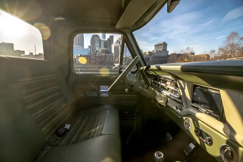 Classic Ford F‑250 interior by Velocity 