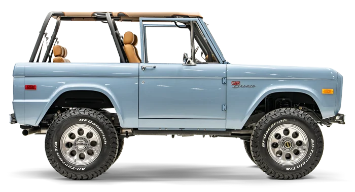Restored classic Ford Bronco