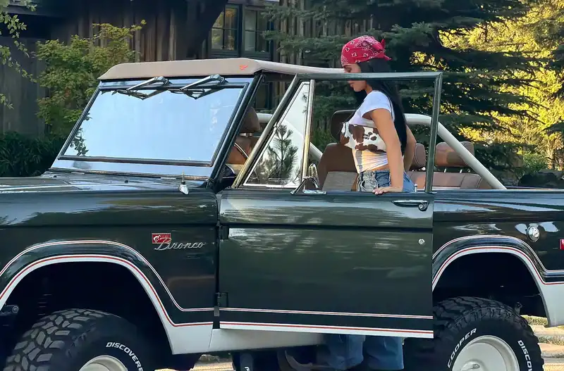 Kim Kardashian Steps Into Her 1973 Classic Ford Bronco by Velocity