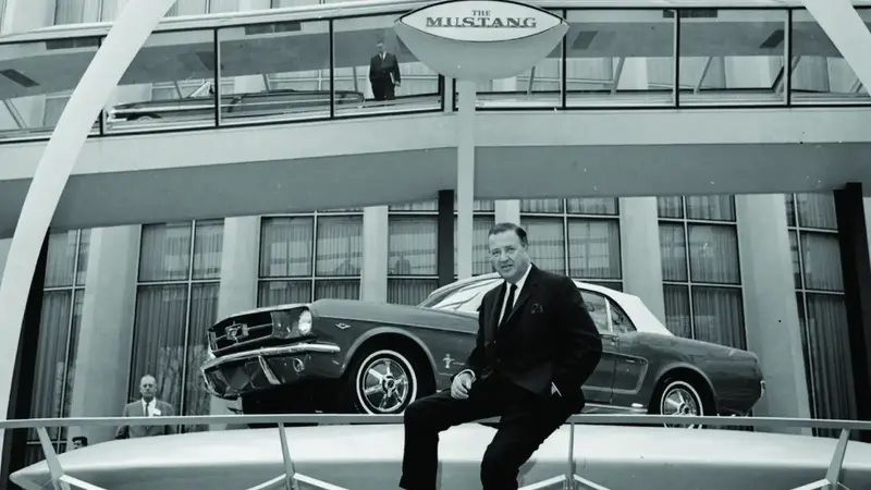 Bronco Vs Mustang_Lee Iacocca, Ford Vice President, At The Worlds Fair