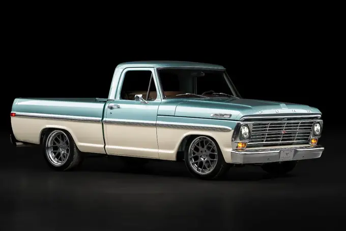 Metallic Seaform Ford F-100