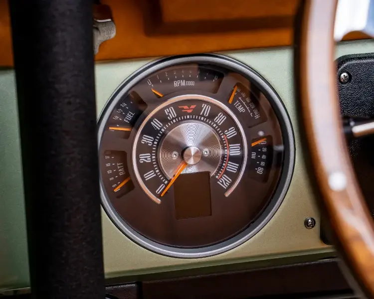 Velocity Restored Ford Bronco Digital Gauge