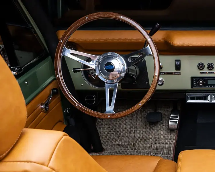 Velocity Restored Ford Bronco Steering Wheel