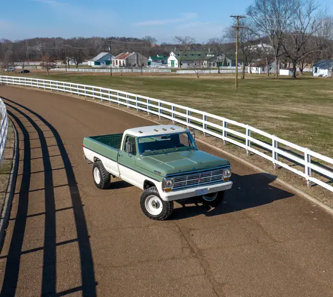 Restored Ford F250 on the Farm