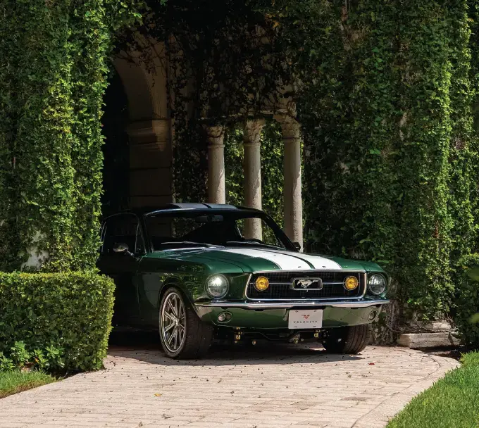 Velocity 1968 Ford Mustang Street Series in Moss Green