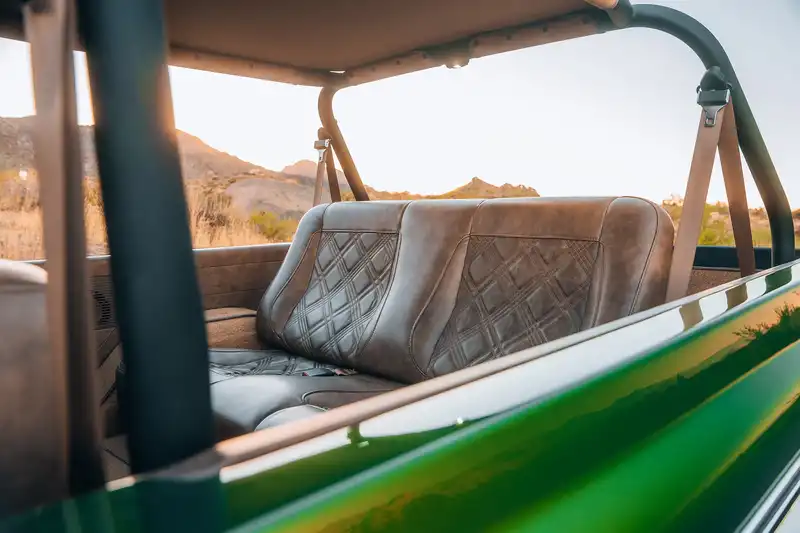 Classic Chevy K5 Blazer Restomod Rear Seat Leather
