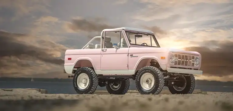 Featured Build: Pretty-In-Pink Vintage Ford Bronco Restomod Is How Velocity Does Certified Pre-Owned