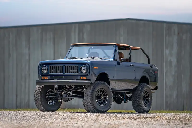 Dark Blue Classic International Scout 2 Restomod