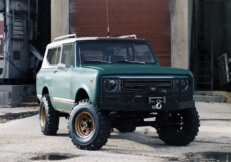 Green Patina Classic International Scout 2 Restomod