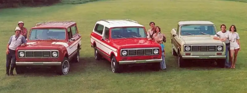 Classic International Scout Lineup 1976