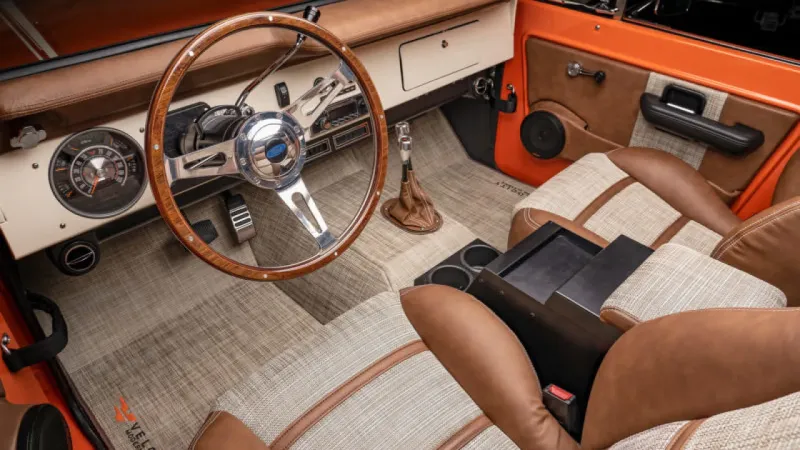 1968 Velocity Classic Ford Bronco Drivers Side Interior