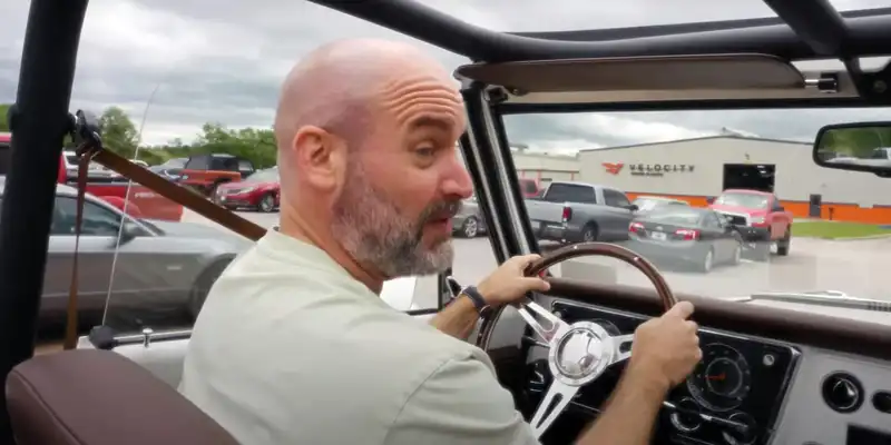 Tom Segura Driving Velocity Chevy K5 Blazer