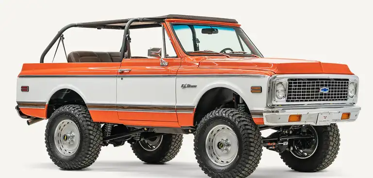 Featured Build: Re-Engineered Classic Chevy K5 Blazer in Hugger Orange