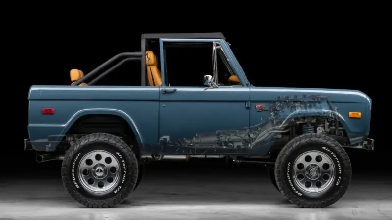 early ford bronco frame chassis and drivetrain