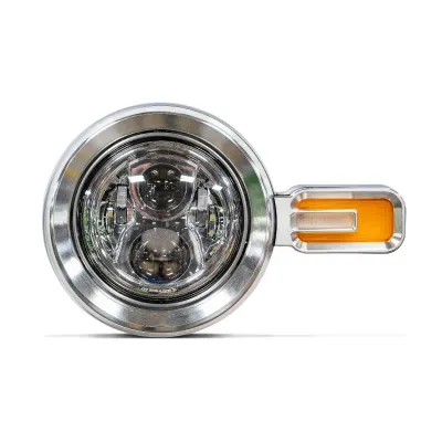 Billet Headlight Bezel And LED Marker Light