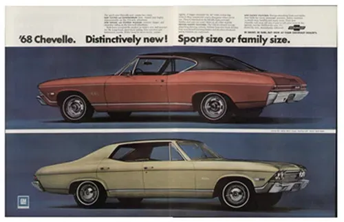 68 Chevrolet Chevelle Malibu 4 Door