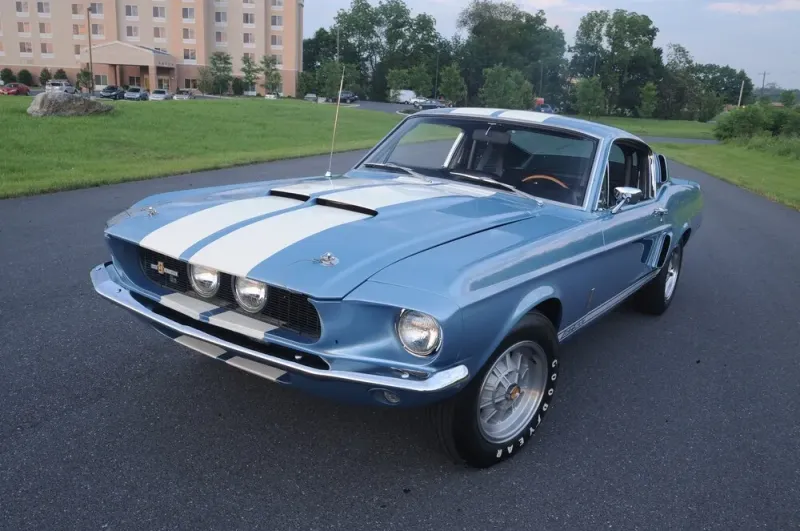 67 Brittany Blue Mustang