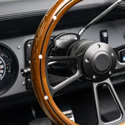 Ford Bronco Midnight Edition steering wheel