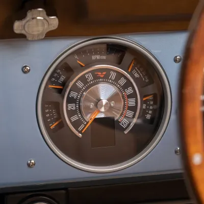 Classic Ford Bronco dashboard