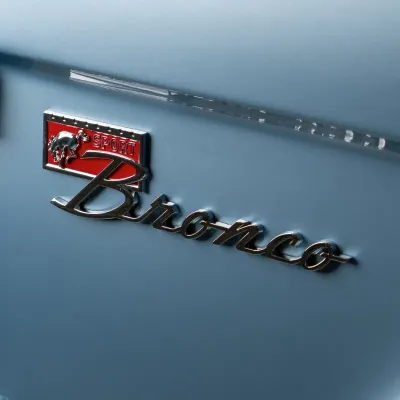 Classic Ford Bronco badge