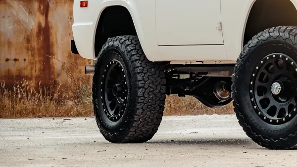 Velocity restored classic Ford Bronco Midnight Edition