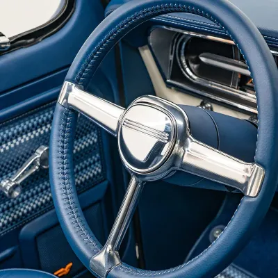 Restored classic F250 steering wheel