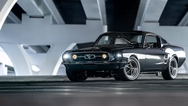 Mustang Fastback in underground car park