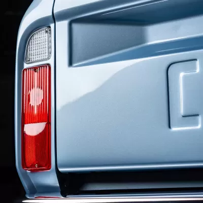 LED tail lights on a classic restored K5 Blazer