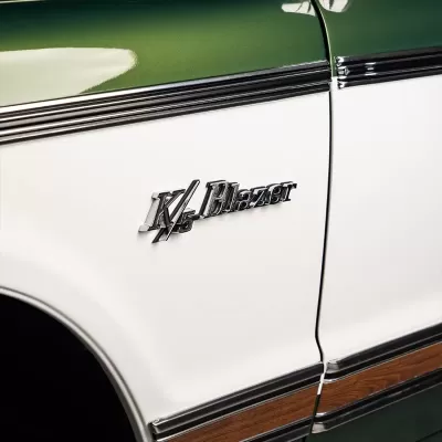 Restored classic K5 Blazer badge