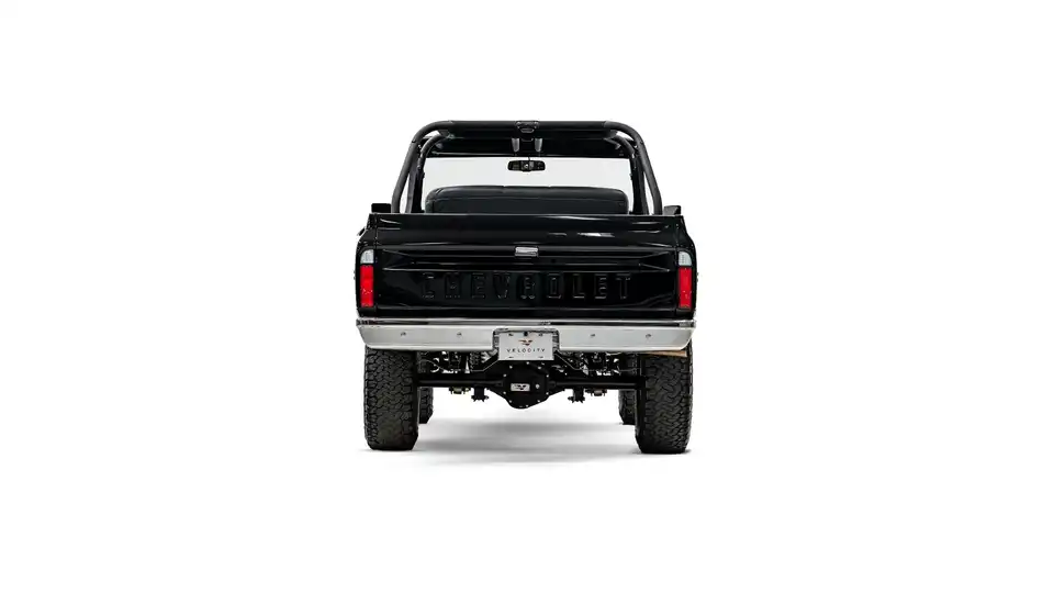 Velocity 1972 Black Chevrolet K5 Blazer_11 Rear Tailgate