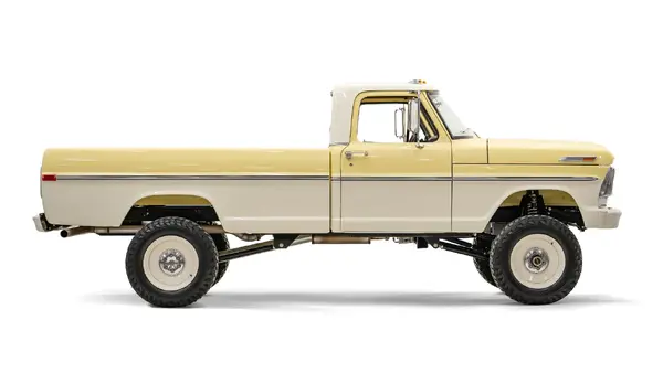 1971 Yellow Ford F250 Highboy_8 Passenger Side