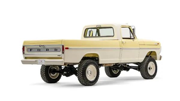 1971 Yellow Ford F250 Highboy_9 Passenger Side Rear 3