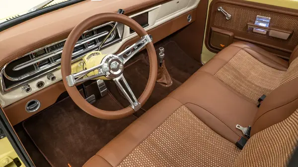 1971 Yellow Ford F250 Highboy_ 14 15 Driver Side Interior