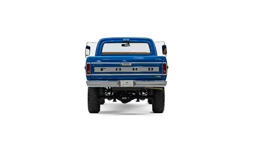 1972 Velocity Blue Ford F250_11 Rear Tailgate