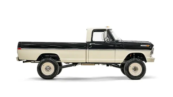 1972 Black Ford F250_8 Passenger Side