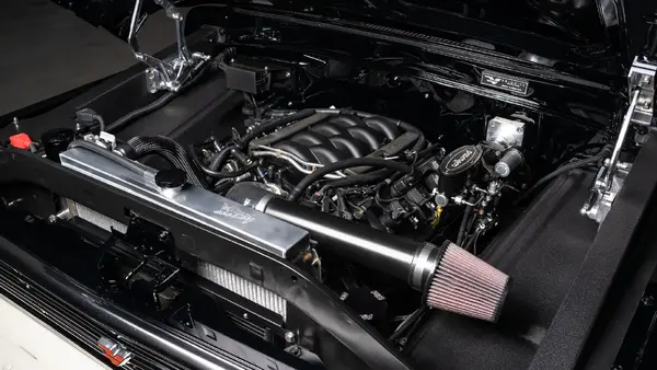 1972 Black Ford F250_26 5.0L Ford Coyote Engine