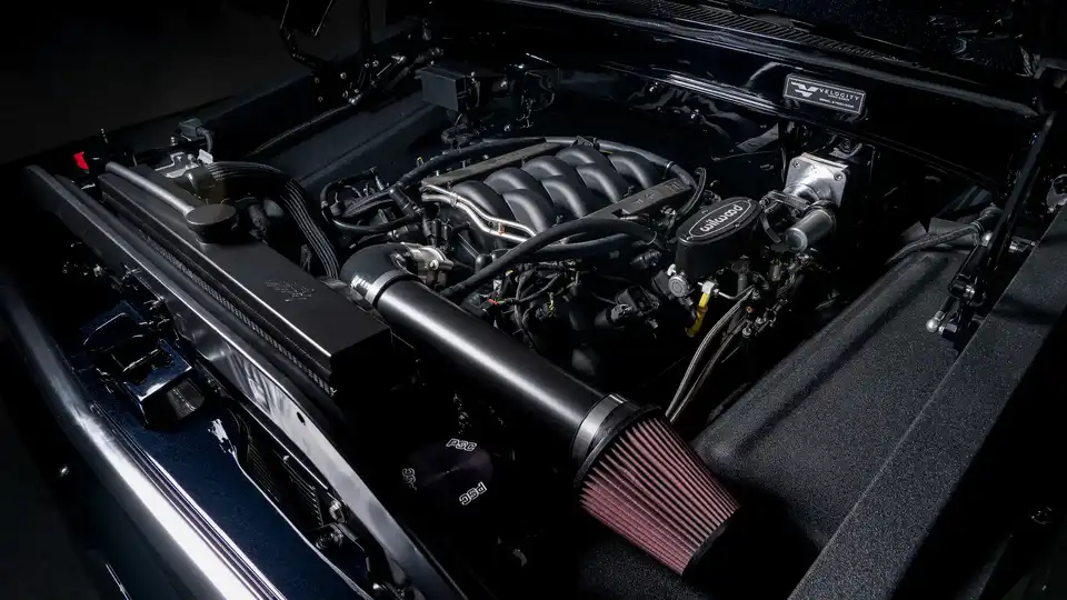 1970 Black Ford F100_27 Ford Coyote Engine