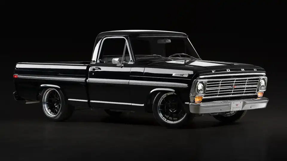 1970 Black Ford F100_7 Passenger Side Front  3.4