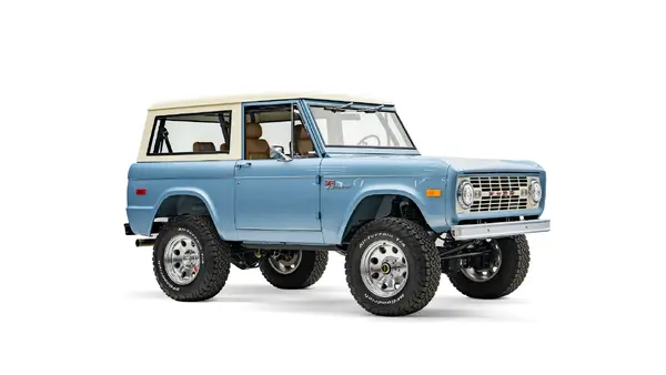 1977 Brittany Blue Hardtop Ford Bronco_7 Passenger Side Front  3.4