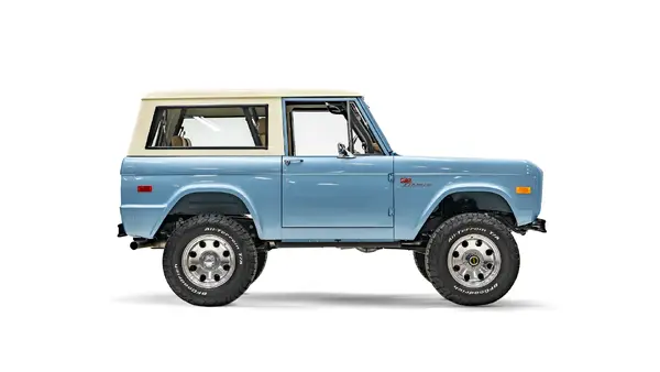 1977 Brittany Blue Hardtop Ford Bronco_8 Passenger Side