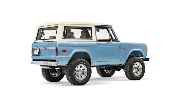 1977 Brittany Blue Hardtop Ford Bronco_9 Passenger Side Rear 3