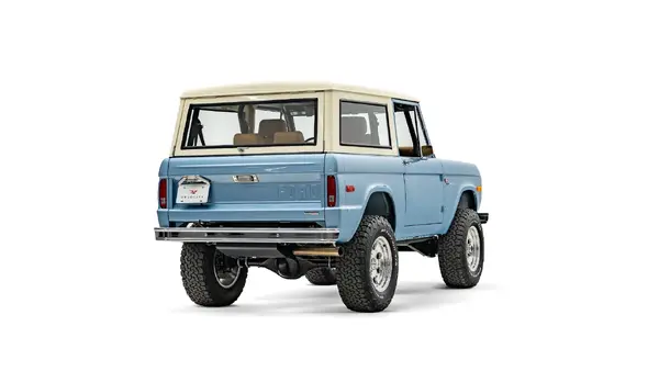 1977 Brittany Blue Hardtop Ford Bronco_10 Passenger Side Rear