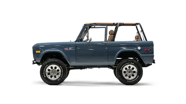 1971 Vintage Ford Bronco Anvil Gray_2 Drivers Side 