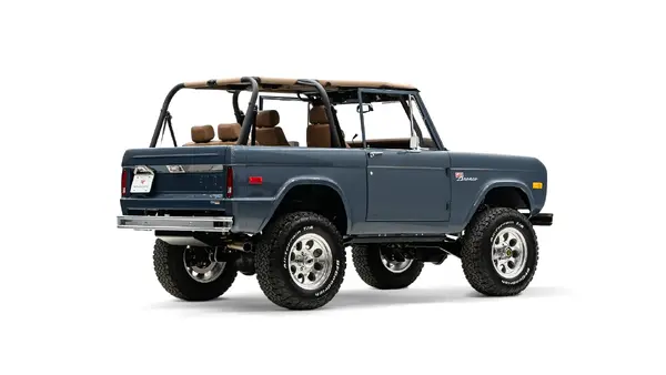 1971 Vintage Ford Bronco Anvil Gray_9 Passenger Side Rear 3