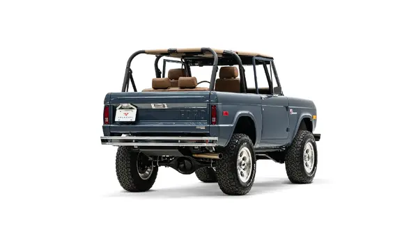 1971 Vintage Ford Bronco Anvil Gray_10 Passenger Side Rear