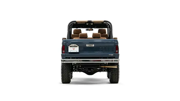 1971 Vintage Ford Bronco Anvil Gray_11 Rear Tailgate