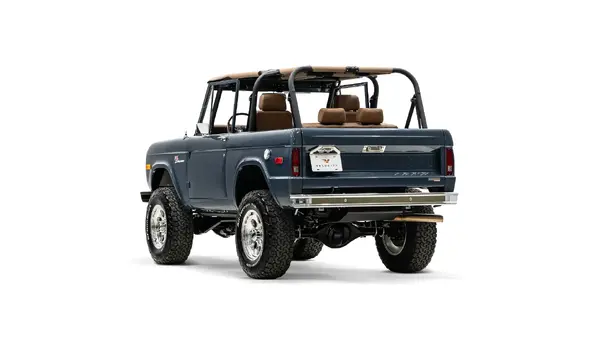 1971 Vintage Ford Bronco Anvil Gray_12Driver Side Rear