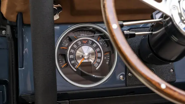 1971 Vintage Ford Bronco Anvil Gray_15 Dakota Digital Gauges