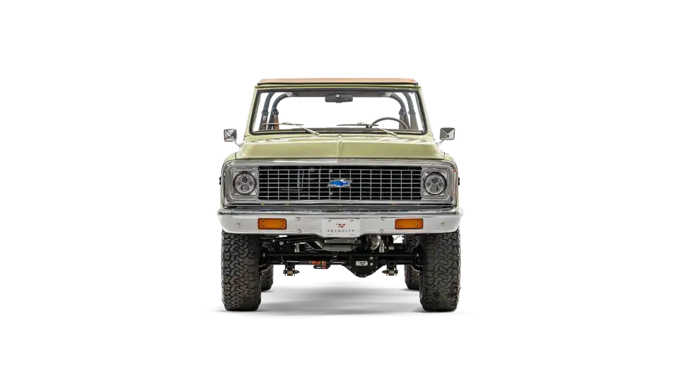 Olive Green 1970 Chevy K5 Blazer For Sale_5 Front
